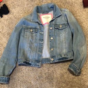 Girls large jean jacket from Abercrombie